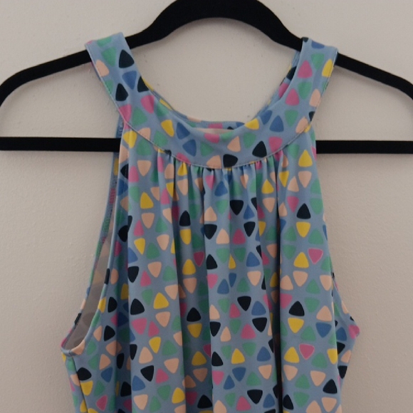 Colorful Geometric Pattern Dress - Picture 2 of 5